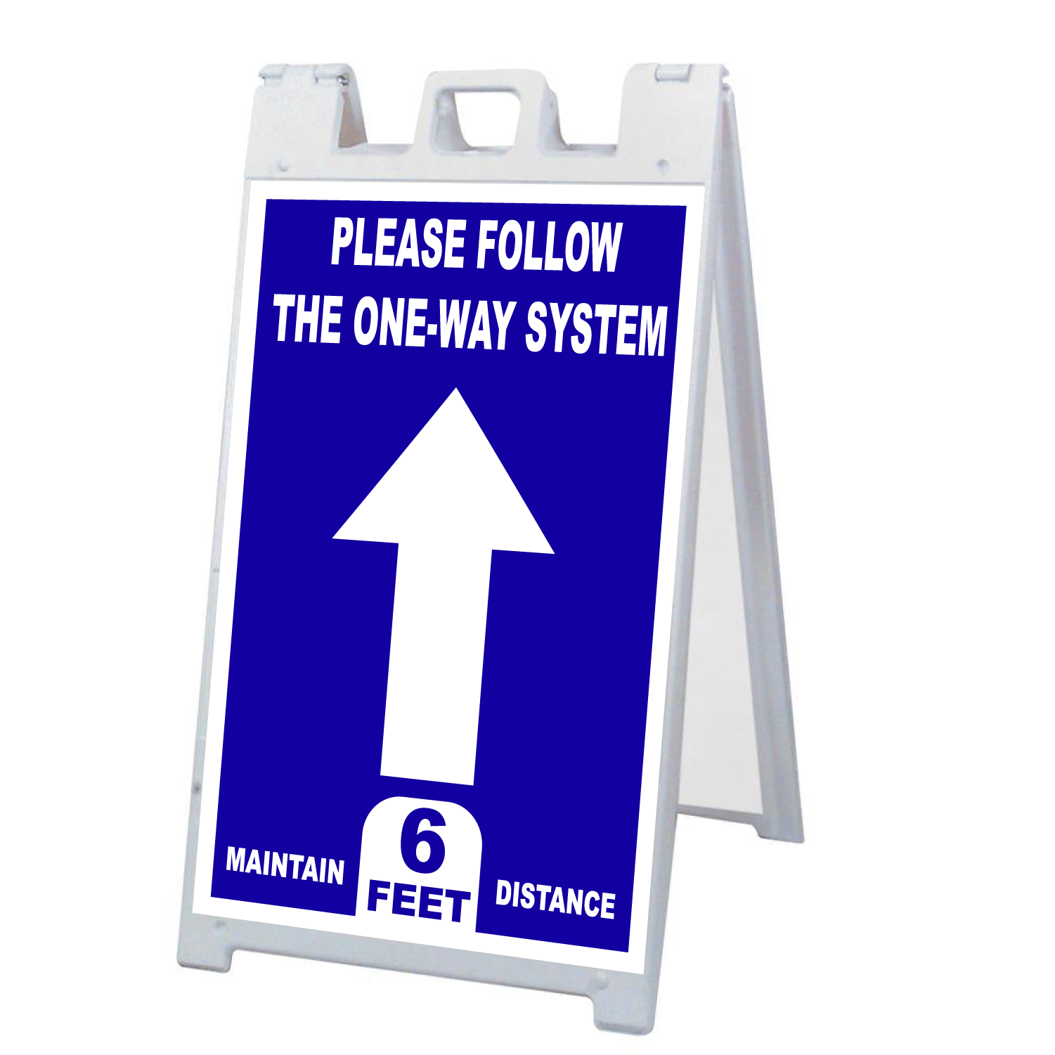 Signicade A-Frame – Follow One-Way System